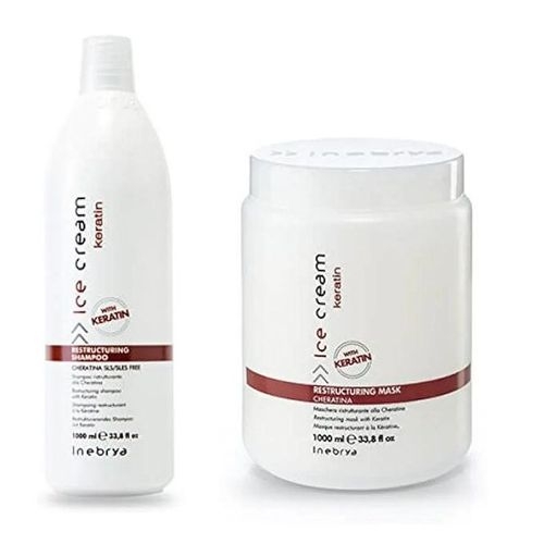 Inebrya Pack Shampoing Sans Sulfate 1L Et Masque 1L