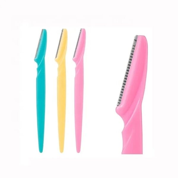 3 Rasoirs À Sourcils Multi-Couleurs