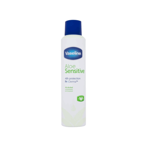 Vaseline Déodorant Femme Aloe Sensitive 48 Heures De Protection 250 Ml