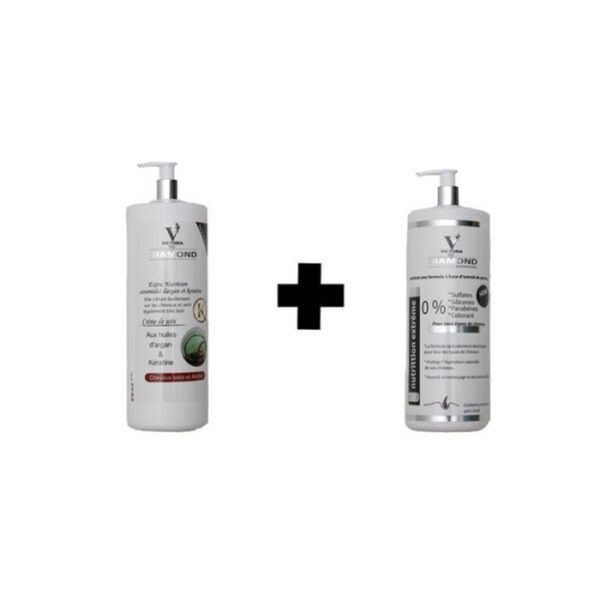 Pack Shampoing 1L & Après Shampoing 1L Sans Sulfate