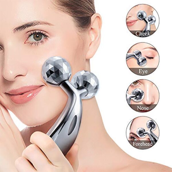 Rouleau De Massage 3D Pour Le Visage Et Le Corps Rotation À 360 °