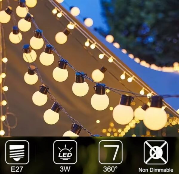 Guirlande Lumineuse LED – Étanche – Branchable Pour L’extérieur