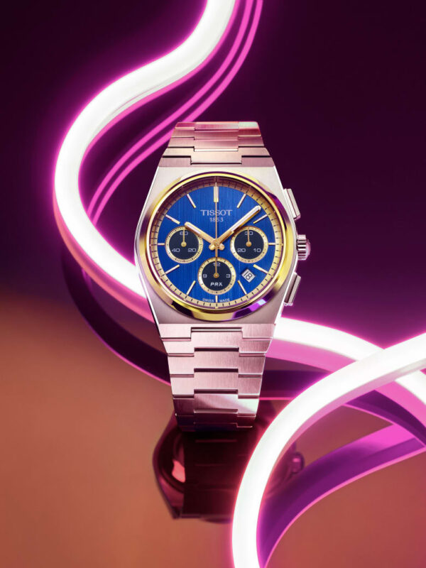 Montre De Luxe Tissot Pour Homme - Alliant Tradition Suisse Design Sophistiqué et Technologie Moderne - Bleu