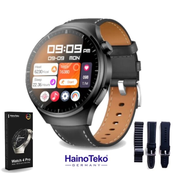 Montre Connectée HAINO TEKO RW‑32 Watch 4 Pro Avec 3 Bracelets
