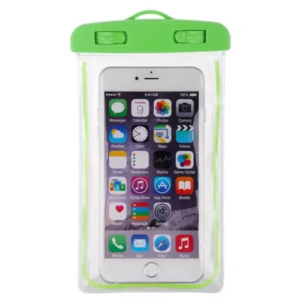 Pochette Étanche Pour Smartphones Modèle 1 - Vert