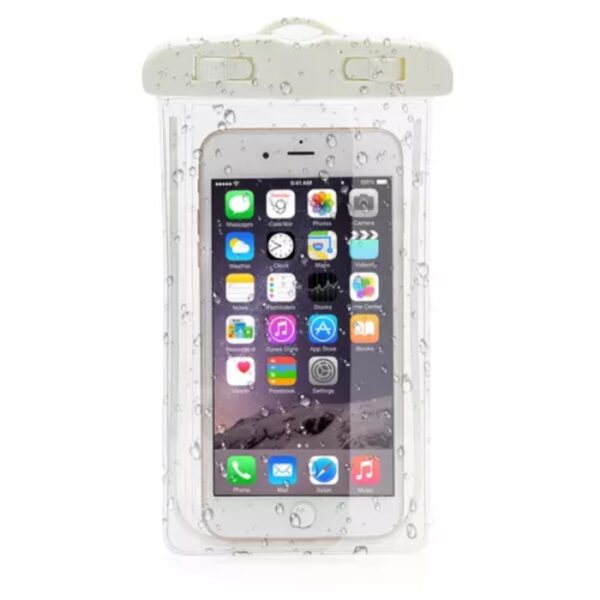 Pochette Étanche Pour Smartphones Modèle 1 - Blanc