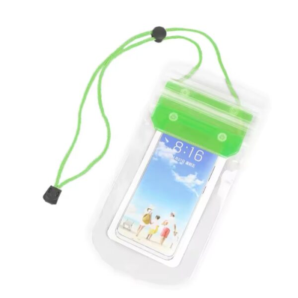 Pochette Étanche Pour Smartphones Modèle 2 - Vert